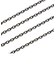【選べる長さ40cm～60cm】シルバーチェーン あずき アズキ 燻し 幅2.8mm 長さ 40/45/50/55/60cm メンズ レディース sclx80 プレゼント シアーズ
