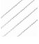【選べる長さ40cm～60cm】シルバーチェーン カットフレンチロープ 幅 2.4mm 長さ 40 45 50 55 60cm メンズ レディース sfr50 プレゼント シアーズ