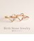 リング 指輪 レディース シルバー925 ピンクゴールド オープンハート ダイヤモンド 誕生石 2月 アメジスト