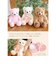 【選べる12誕生石×ダイヤモンド】 クロス ハートネックレス レディース テディベア （ピンク） セット