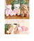 【選べる12誕生石×ダイヤモンド】 クロス ハートネックレス レディース テディベア （ホワイト） セット