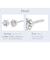 ダイヤモンド 0.1ct プラチナ ピアス テディベア 付き