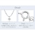 ダイヤモンド 0.1ct プラチナ ネックレス テディベア 付き