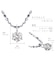 ダイヤモンド 0.1ct プラチナ ネックレス テディベア 付き