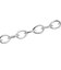 アズキチェーン 細目 シルバー925 ネックレス チェーン 線径0.25mm 幅1.2mm 50cm