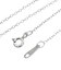 アズキチェーン 細目 シルバー925 ネックレス チェーン 線径0.25mm 幅1.2mm 60cm