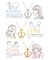 ネックレス クラウン 王冠 レディース ダイヤモンド 0.02ct K10PG/K10WG/K10YG