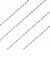 シルバー925 SILVER 925 カットフレンチチェーン 幅 1.4mm 長さ 40cm