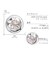ダイヤモンドピアス 0.2ct フクリン プラチナ PT900 K18 ゴールド