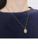 ネックレス ユニセックス サージカルステンレス 316L コインモチーフ ペンダント マリアモチーフ