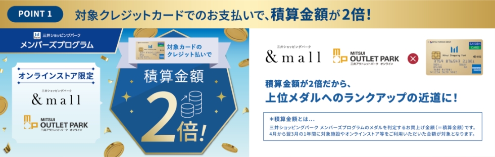 POINT1 積算金額2倍