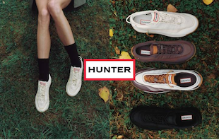 【HUNTER】防水性と透湿性を併せ持つ新スニーカー