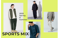 都会的な快適スタイル!「スポーツMIX」アイテム