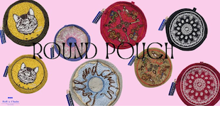 【Ball＆Chain】 ROUND POUCH