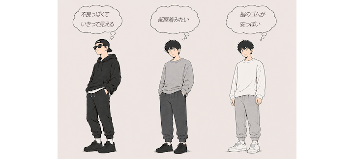 ジョガーパンツが「ダサい」と言われるのはなぜ?