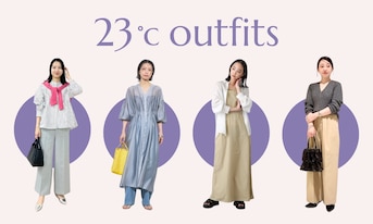 最高・最低気温23度の服装とは？季節別コーデ24選