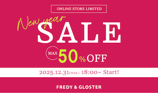 【fredy】NEW YEAR SALE START！