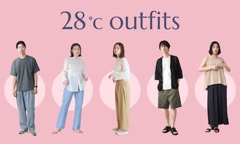 迷わない！最高気温と最低気温28度の服装｜猛暑・冷房・雨に対応する男女別おしゃれコーデと機能性アイテム