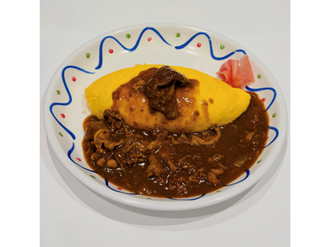 Hayashi omelet rice