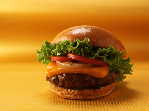 厚切りチェダーテリヤキバーガー