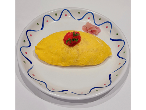 Mentaiko omelet rice