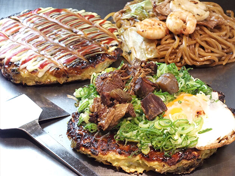 大阪　粉もん　お好み焼き　五郎ッペ食堂