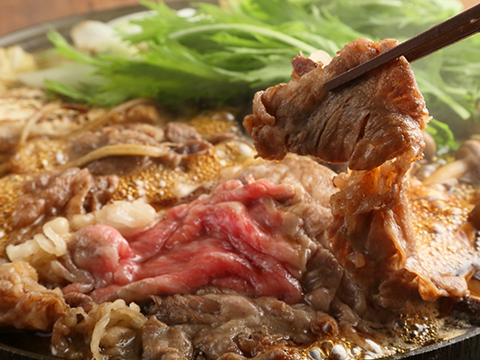 但馬屋的牛肉涮鍋和牛肉壽喜Tajimaya