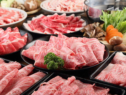 但馬屋的牛肉涮鍋和牛肉壽喜Tajimaya