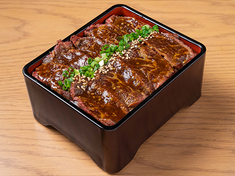 米の上で肉おどる　旨い米と焼肉重　ミツボシ