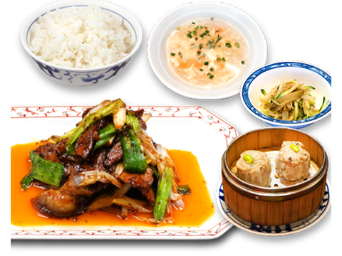 Authentic Sichuan stir-fried pork set