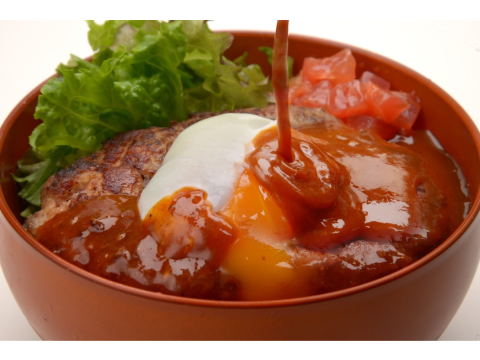 粗挽き ぎゅうばーぐ 大和亭