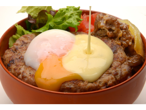 粗挽き ぎゅうばーぐ 大和亭