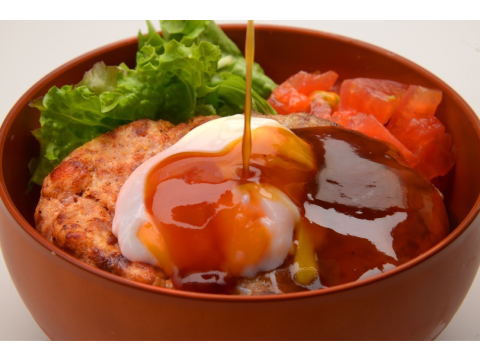粗挽き ぎゅうばーぐ 大和亭