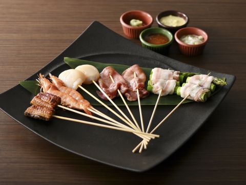 꼬치 튀김 바이킹 쿠시바