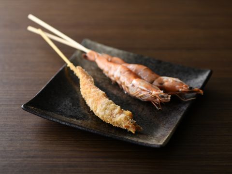 꼬치 튀김 바이킹 쿠시바
