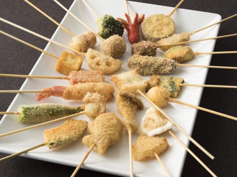 꼬치 튀김 바이킹 쿠시바