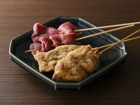 꼬치 튀김 바이킹 쿠시바