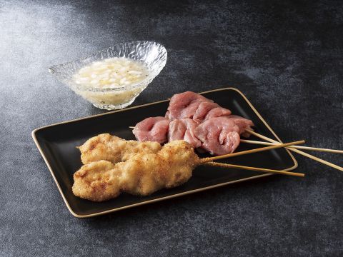 꼬치 튀김 바이킹 쿠시바