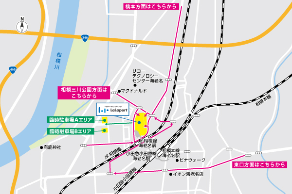 LaLaport海老名MAP