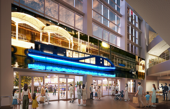 Large digital signage installed at Centerport