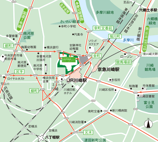 横浜方面から