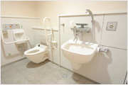 Priority toilets/Ostomate-friendly toilets