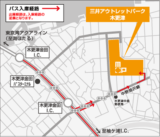 三井アウトレットパーク木更津地図