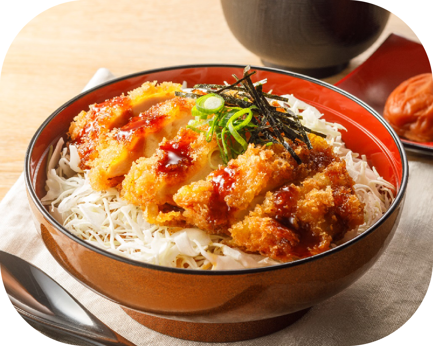 三和的纯疋名古屋交趾Ø汁炸疋排盖饭