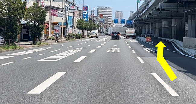 東大阪市方面から3