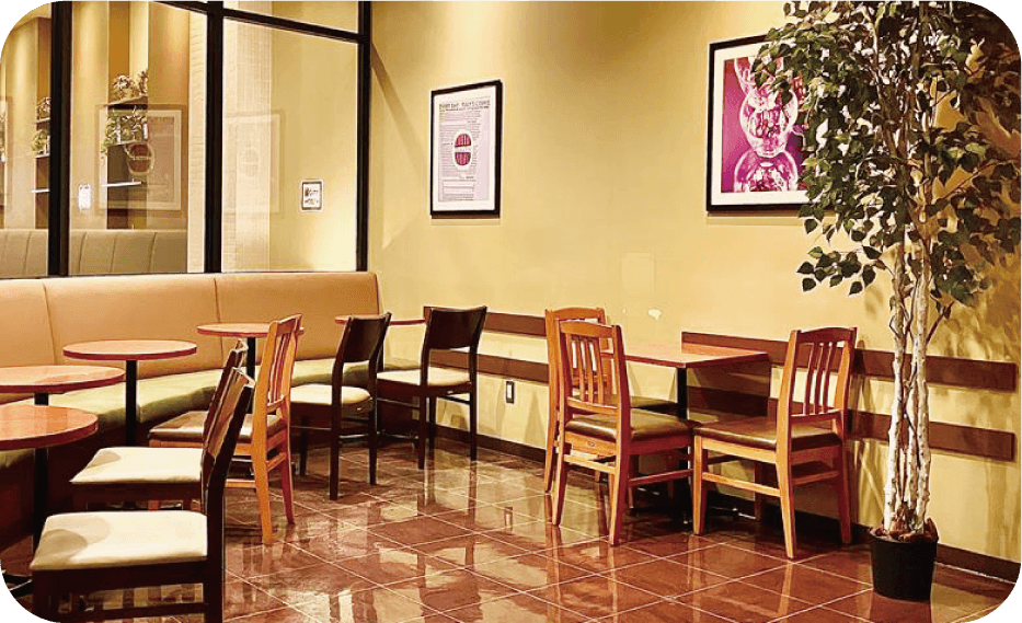 南モール2F TULLY'S COFFEE テラス席 ・ 一部ペット同伴可能席