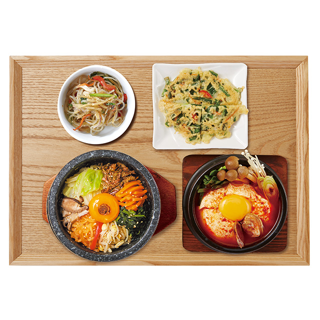 石焼ビビンバ+スンドゥブセット